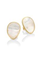 Marco Bicego Lunaria White Mother-of-pearl Stud Earrings