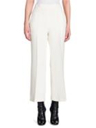 Fendi Wool & Silk Gazar Wide-leg Trousers