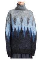 Junya Watanabe Argyle Mohair Jaquard Knit Sweater