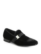 Salvatore Ferragamo Danny 2 Embellished Velvet Oxfords