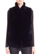 The Fur Salon Reversible Fur Vest