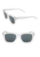 Barton Perreira Stax Crystal 50mm Square Sunglasses