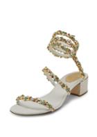 Rene Caovilla Jewel Mid-heel Ankle-wrap Sandals