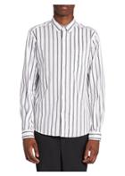 Ami Long Sleeve Striped Shirt