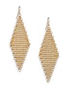 Abs By Allen Schwartz Jewelry Chain Mesh Drop Earrings