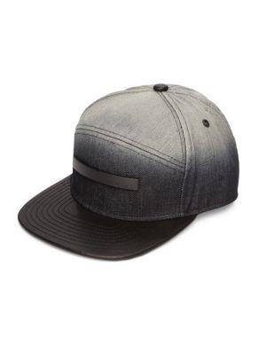 Melin Leather And Cotton Baseball Cap