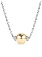 David Yurman Solari Diamond & 18k Gold Pendant Necklace