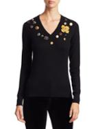 Dolce & Gabbana Cashmere Embellished Sweater