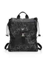 Emporio Armani Stitched Faux-leather Backpack