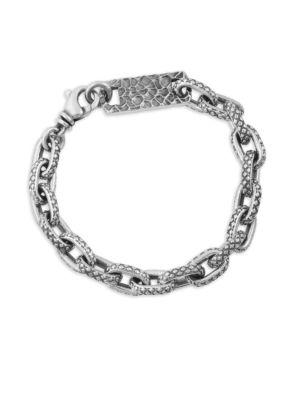 King Baby Studio Oval Link Sterling Silver Bracelet