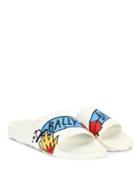 Bally Bally X Swizz Beatz Slanter Canvas Slides