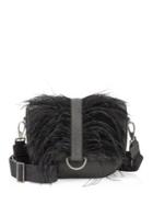 Brunello Cucinelli Ostrich Feather And Leather Shoulder Bag