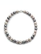 Majorica 14mm Multicolor Baroque Pearl & Sterling Silver Strand Necklace/20