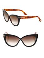 Tom Ford Eyewear Arabella 59mm Mirrored Cat Eye Sunglasses