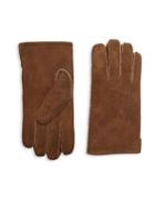 Saks Fifth Avenue Collection Suede Shearling Gloves