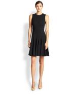 Akris Architecture Collection Double-face Wool Dress