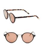 Oliver Peoples 1955 48mm Mirrored Round Sunglasses