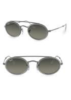 Ray-ban 52mm Metal Oval Sunglasses