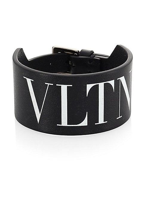 Valentino Vltn Leather Bracelet