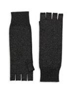 Saks Fifth Avenue Collection Fingerless Metallic Cashmere Knit Gloves