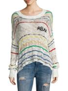 Wildfox Sun Kissed Relax Striped Knit Top