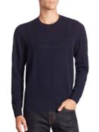 Burberry Lightweight Check Jacquard Wool & Silk Sweater