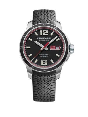 Chopard Mille Miglia Gts Power Control Automatic Stainless Steel & Rubber Strap Watch