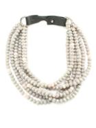 Peserico Multi Chain Beaded Necklace