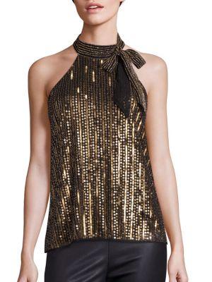 Parker Theia Sequined Top