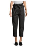 Maje Straight Leg Belted Ankle Pants