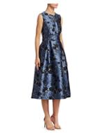 Erdem Davinia Embroidered Floral Fit-and-flare Dress