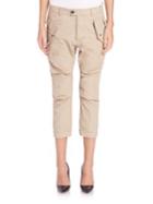 Dsquared2 Hiapa Distressed Cropped Military Pants