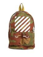 Off-white Diagonal Camouflage Backpack