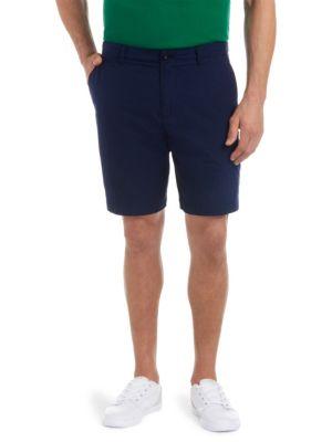 Lacoste Twill Cotton Check Shorts
