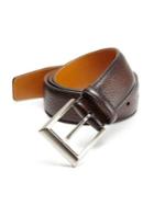 Saks Fifth Avenue Collection Saks Fifth Avenue By Magnanni Pebbled Leather Belt