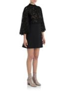 Valentino Bell Sleeve Lace Dress
