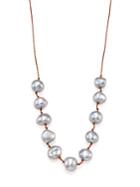 Lena Skadegard 19mm Grey Baroque Pearl Strand Necklace