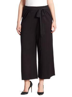 Joan Vass Plus Belted Culottes