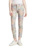Mother Loker Mid-rise Ankle Skinny Jeans