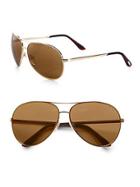 Tom Ford Eyewear Charles Polarized Aviator Sunglasses