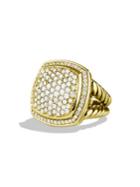 David Yurman Albion Ring With Diamonds In Gold