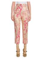 Dolce & Gabbana Fashion Devotion Floral Jacquard Pants