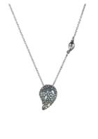 Alexis Bittar Swarovski Crystal Encrusted Ombre Paisley Pendant Necklace