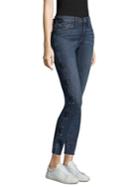 Frame Le Skinny Washed Lace-up Jeans