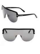 Tom Ford Eyewear Angus Semi-rimless Shield Sunglasses