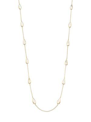 Ippolita Polished Rock Candy? Mother-of-pearl & 18k Yellow Gold Station Necklace