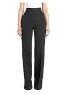 Stella Mccartney Wool Mid-rise Twill Trousers