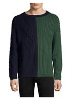 Paul Smith Ribbed Cable-knit Wool Sweater