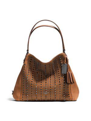 Coach Edie 31 Allover Studs Leather Shoulder Bag