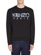 Kenzo Logo-embroidered Paris Sweatshirt